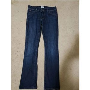 Hudson Jeans Beth Baby Boot Blue Sz 26